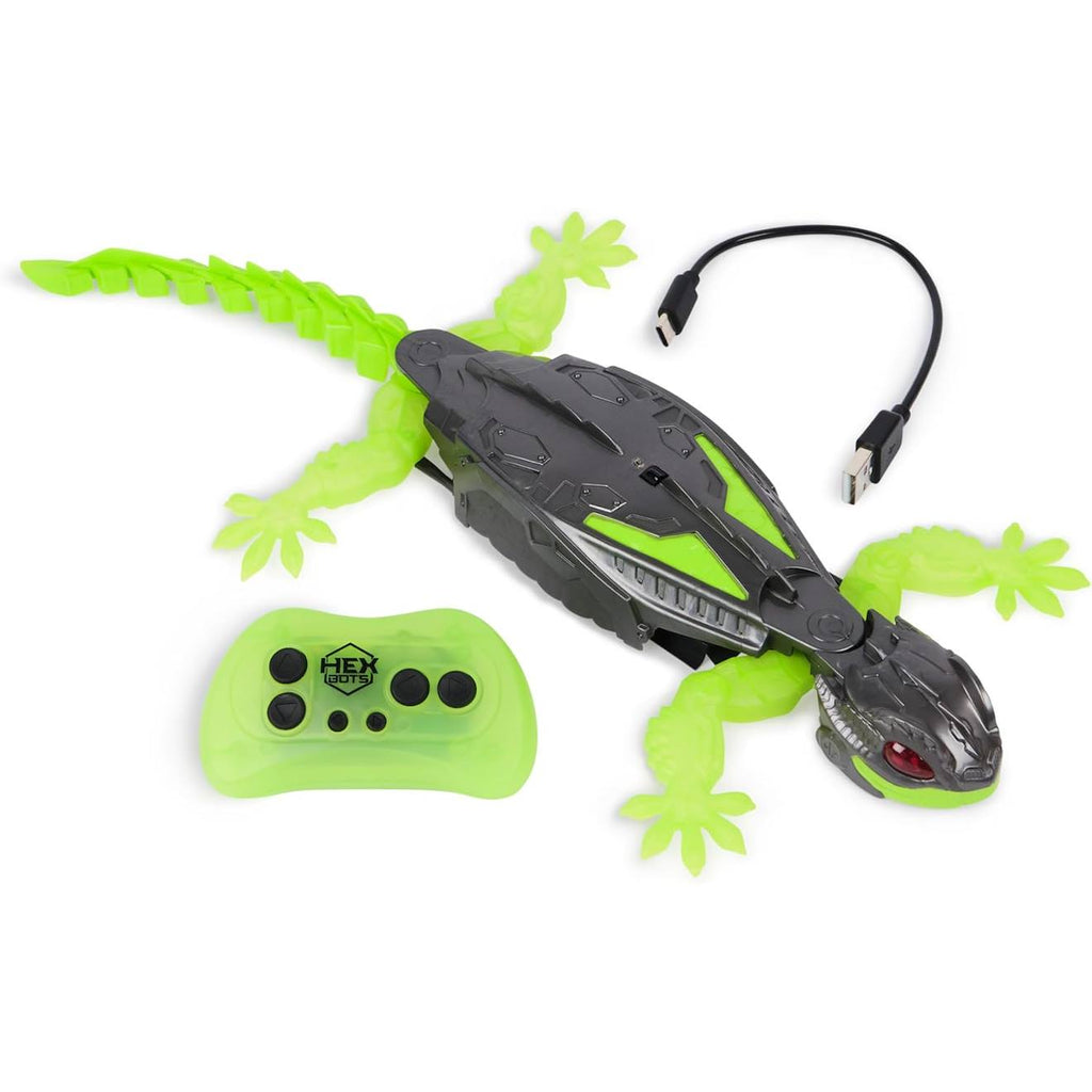 Robot gecko télécommandé - grimpe mur et plafond vert