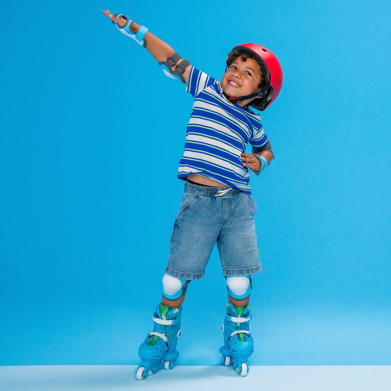 Rollers d'apprentissage évolutifs twista skates bleu