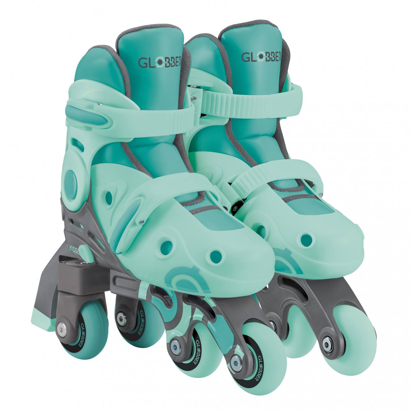 Rollers évolutifs 2-en-1 taille s-m du 30 au 33 vert menthe