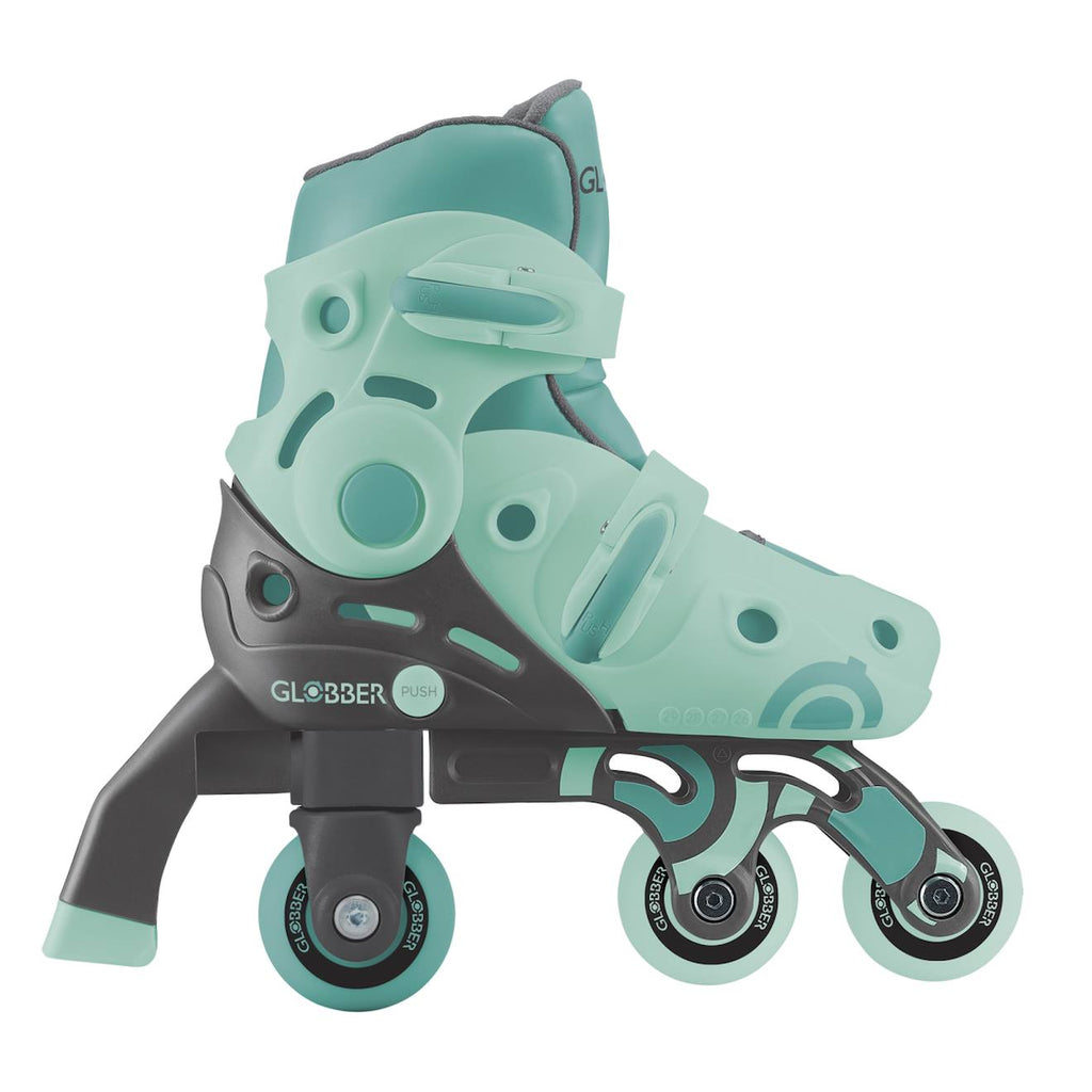 Rollers évolutifs 2-en-1 taille s-m du 30 au 33 vert menthe