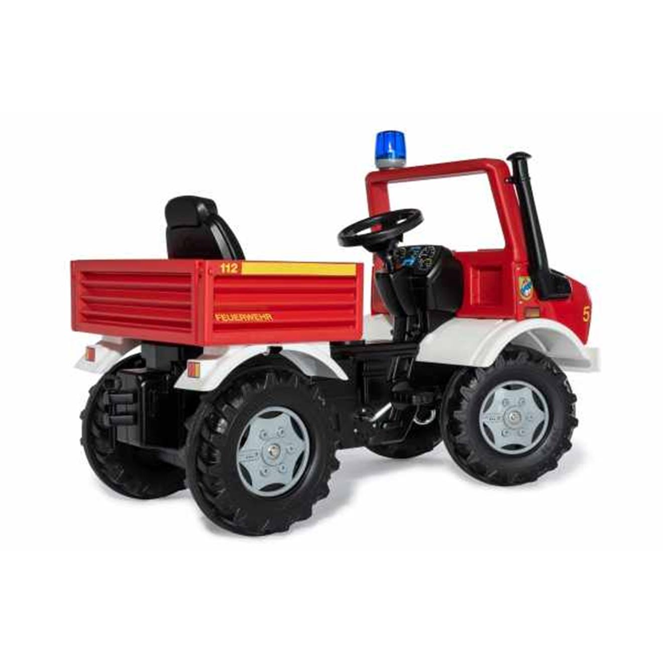 Rollyunimog fire truck avec frein et lumières rouge