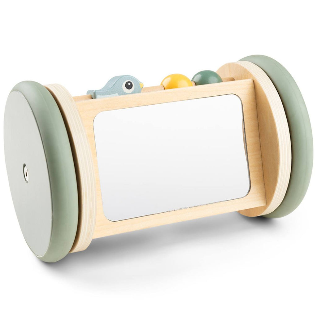 Rouleau d'éveil avec miroir birdee multicolore