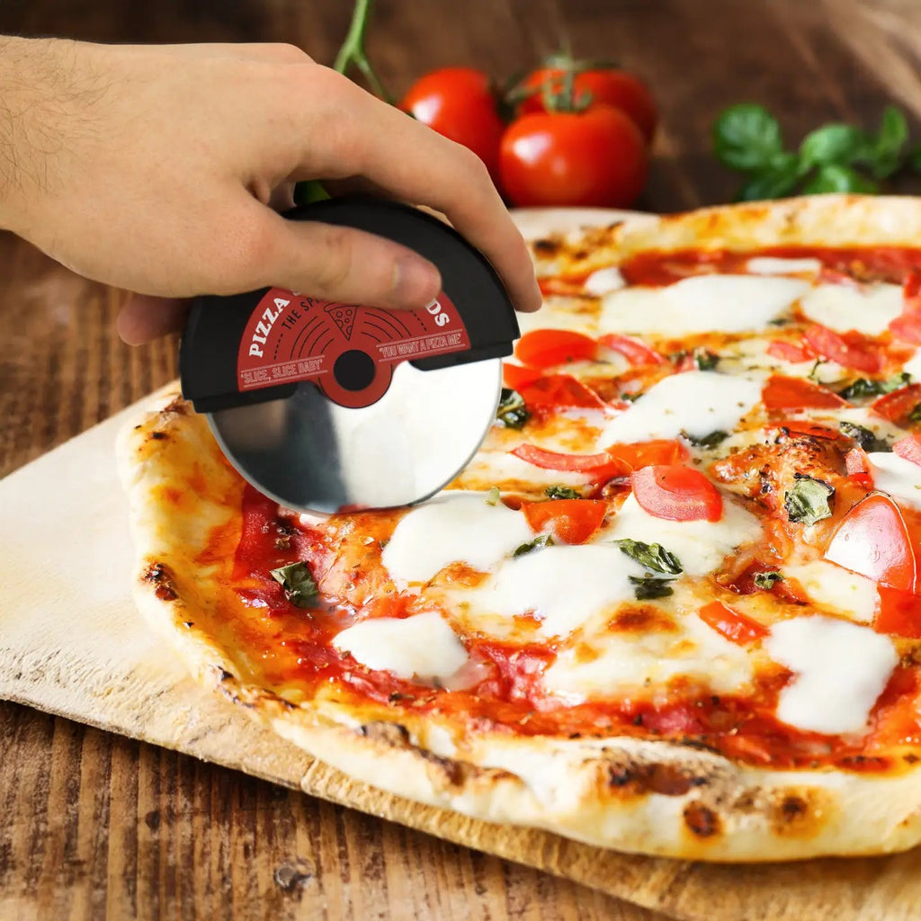 Roulette à pizza vinyle pour soirées musicales