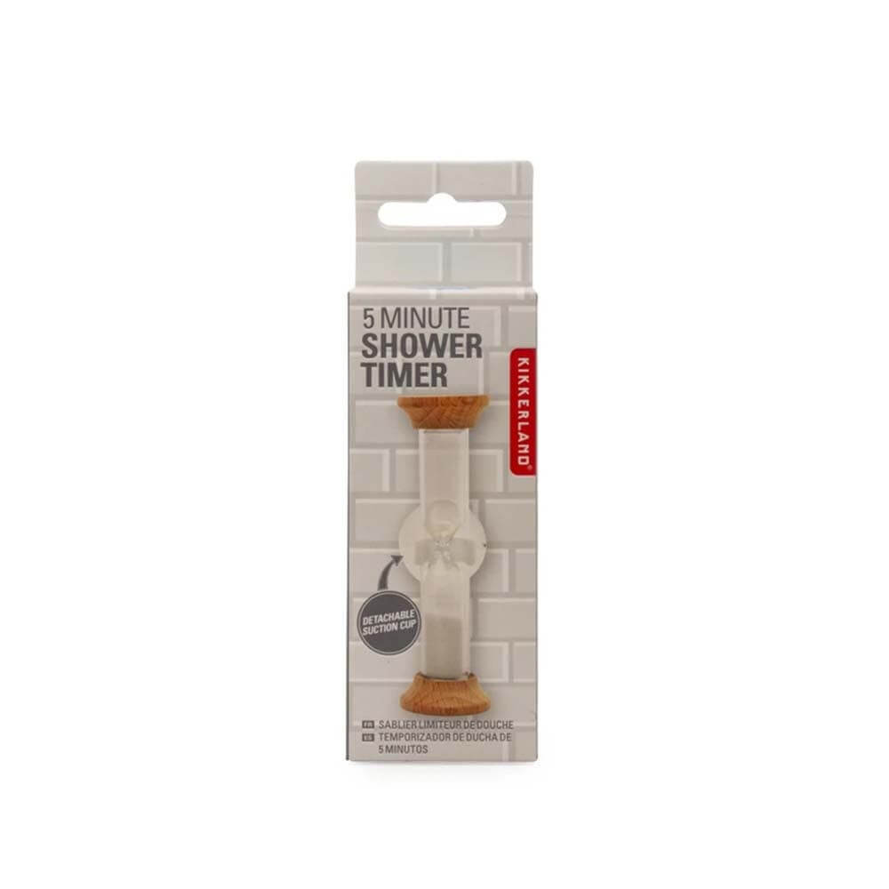 Sablier 5 Minutes de Douche - Accessoire Salle de Bain Originaux Kikkerland
