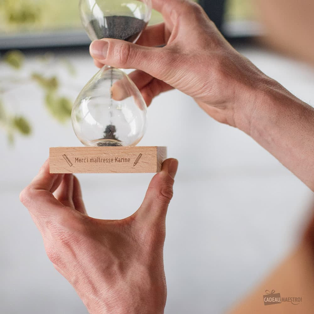 Sablier Magnétique Maîtresse à Personnaliser - Objet Déco Original