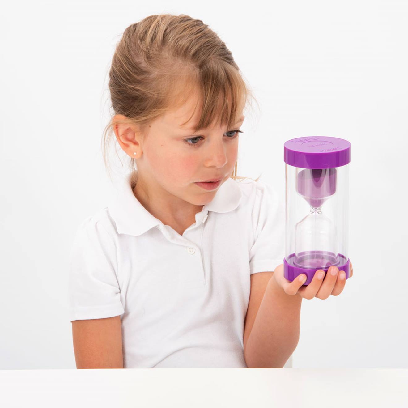 Sablier minuteur 15 minutes violet