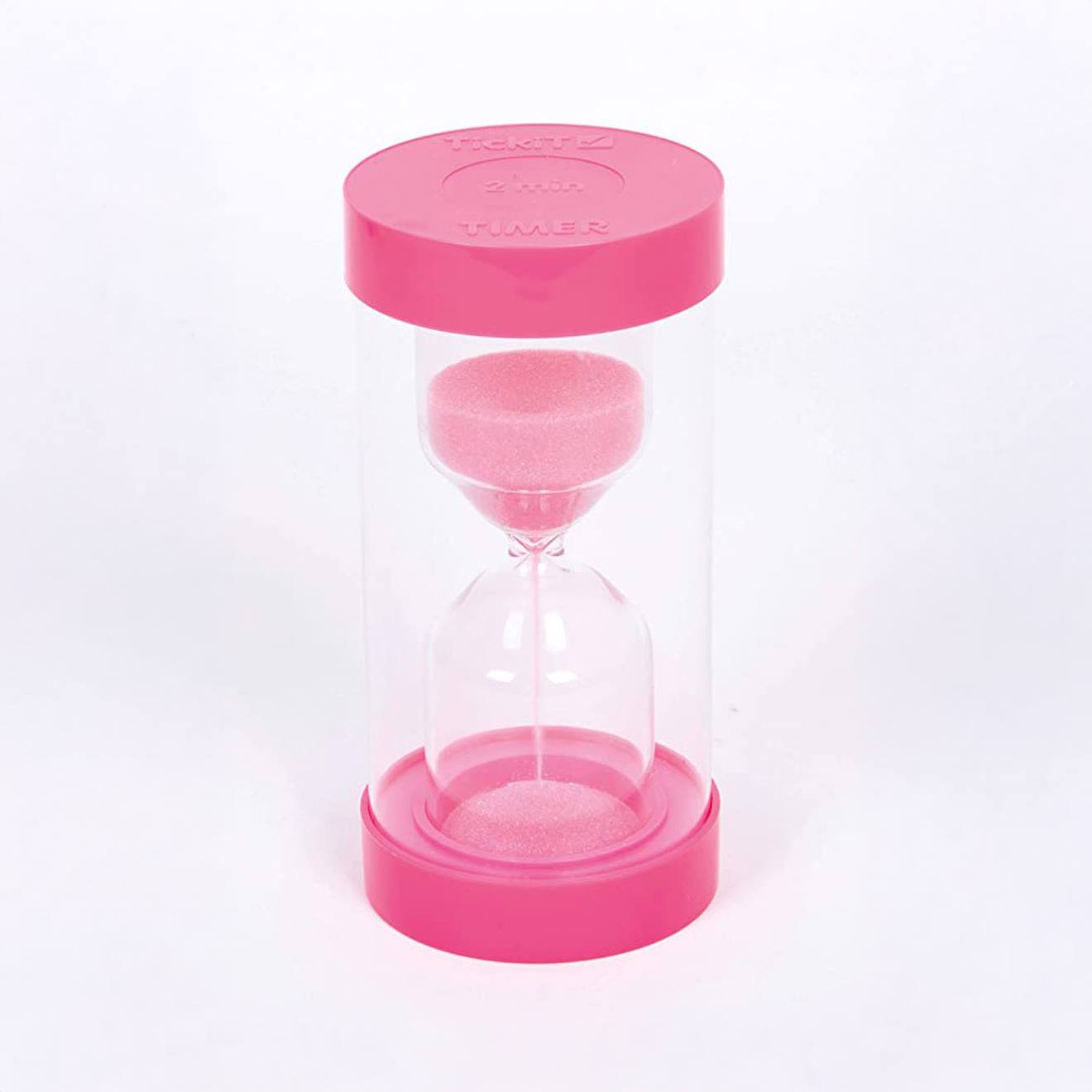 Sablier minuteur 2 minutes rose