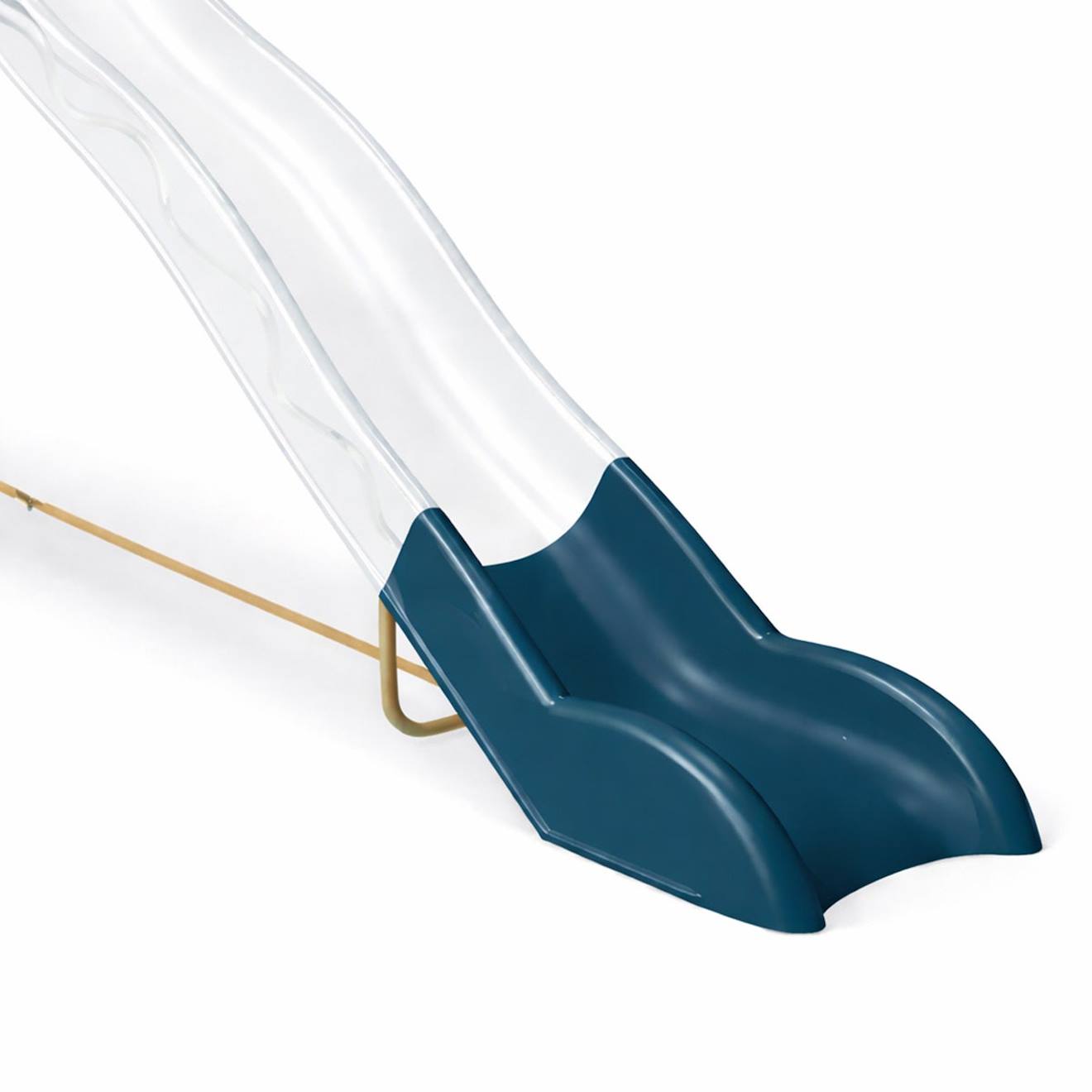 Sabot de glissière toboggan 2,63 m – partie basse pour enfants bleu