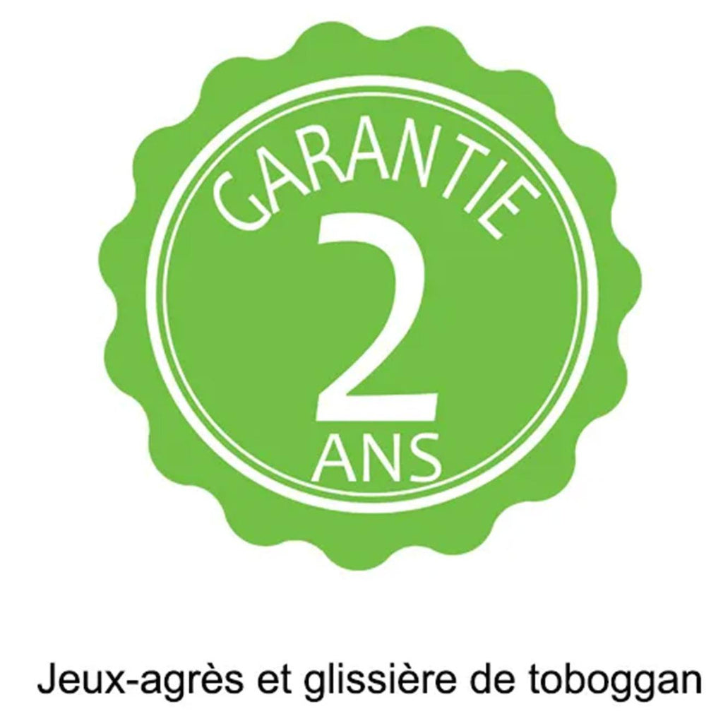Sabot de glissière toboggan 2,63 m – partie basse pour enfants bleu