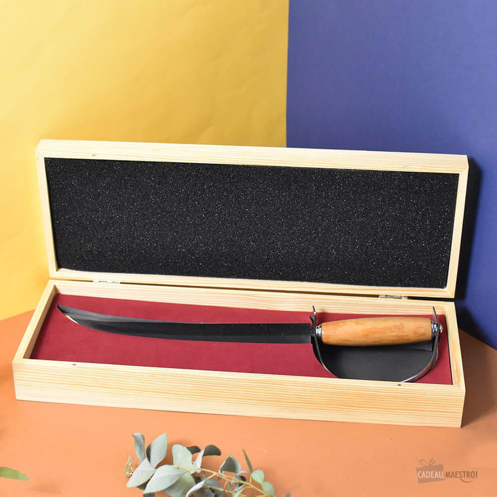 Sabre à Champagne - Coffret de Vin Personnalisé CadoMaestro