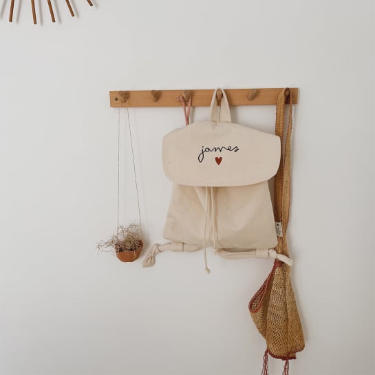 Sac à dos enfant personnalisable en gaze de coton – Atelier Wagram