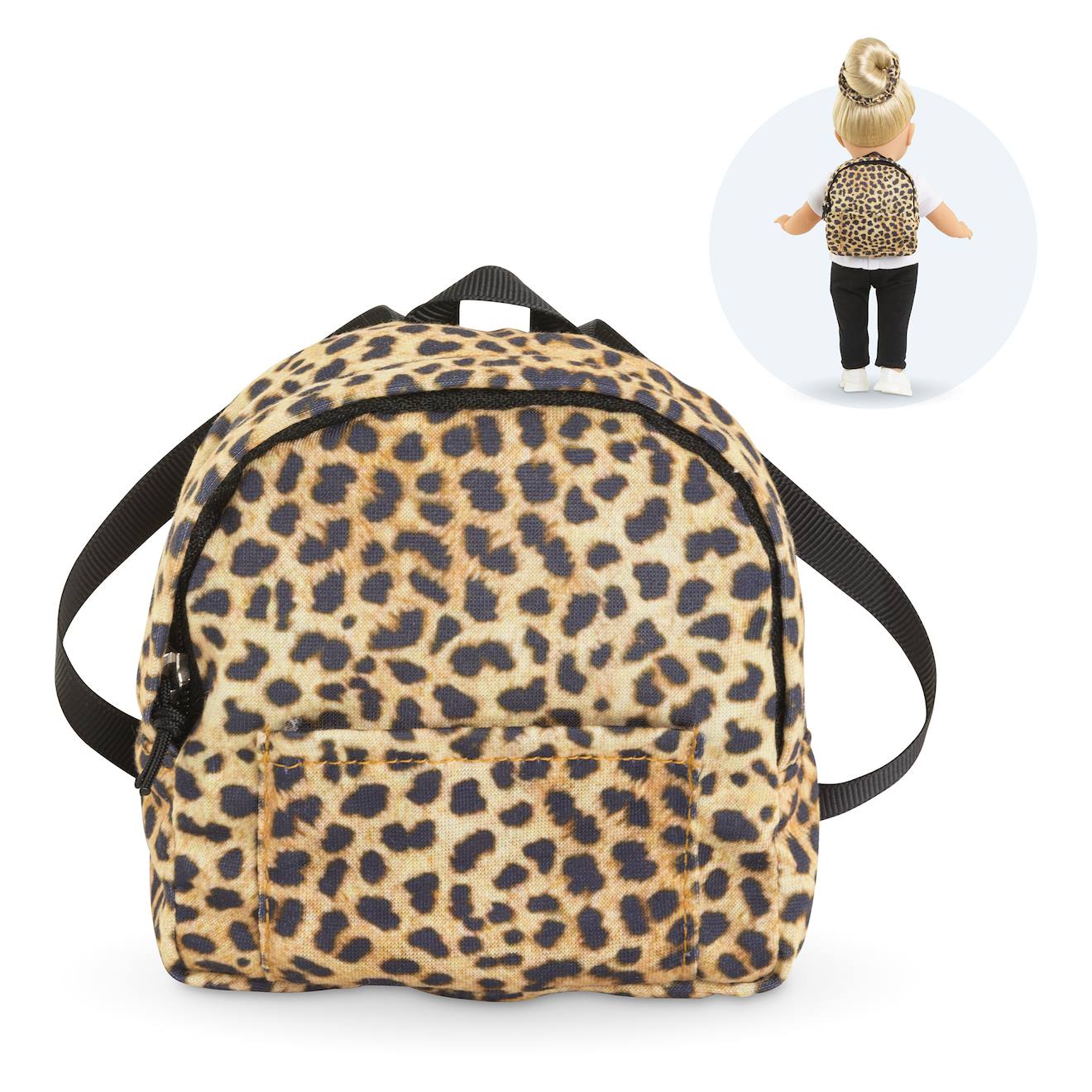 Sac à dos léopard pour poupée ma Corolle multicolore
