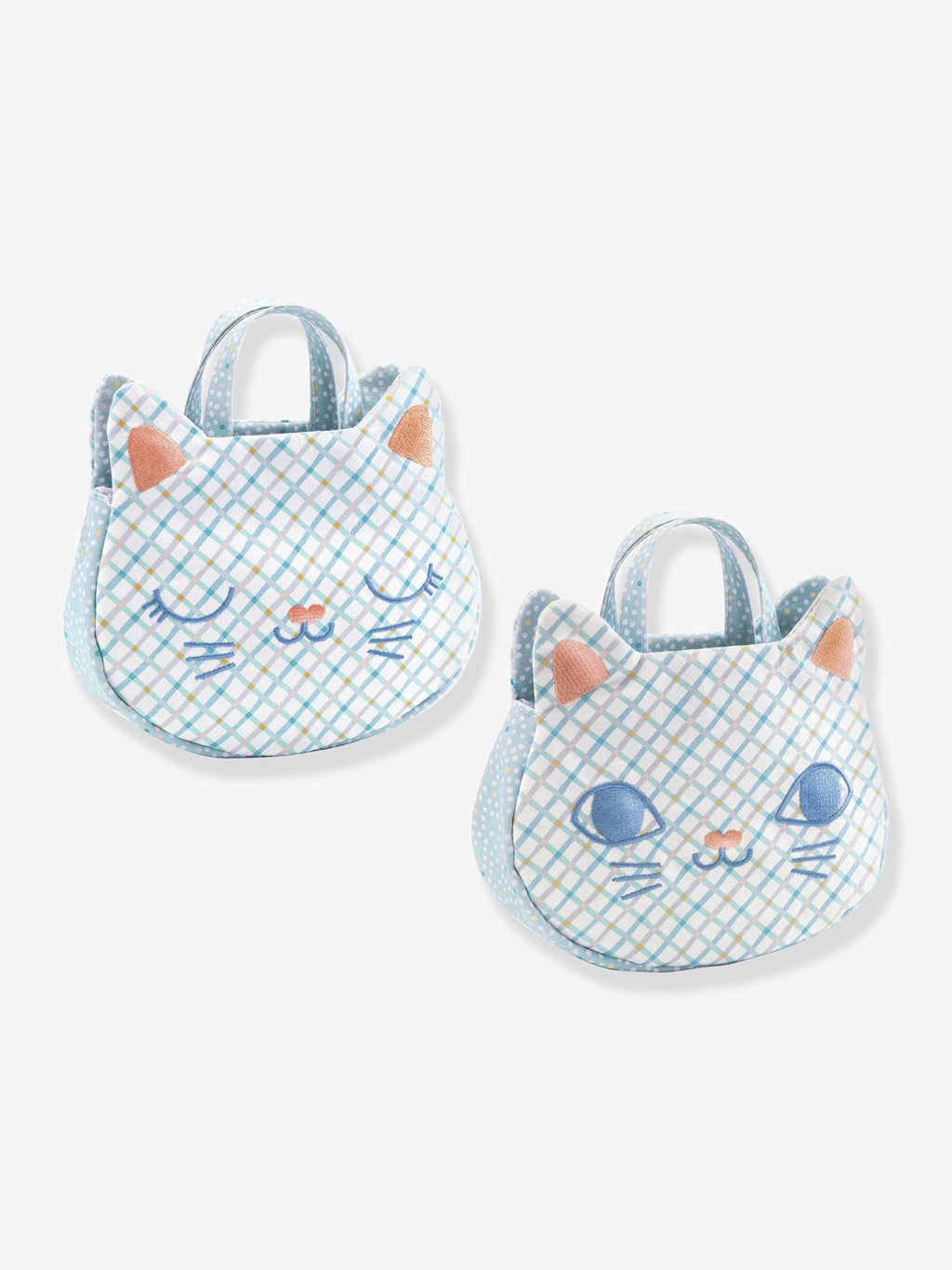 Sac à main petit chat bleu
