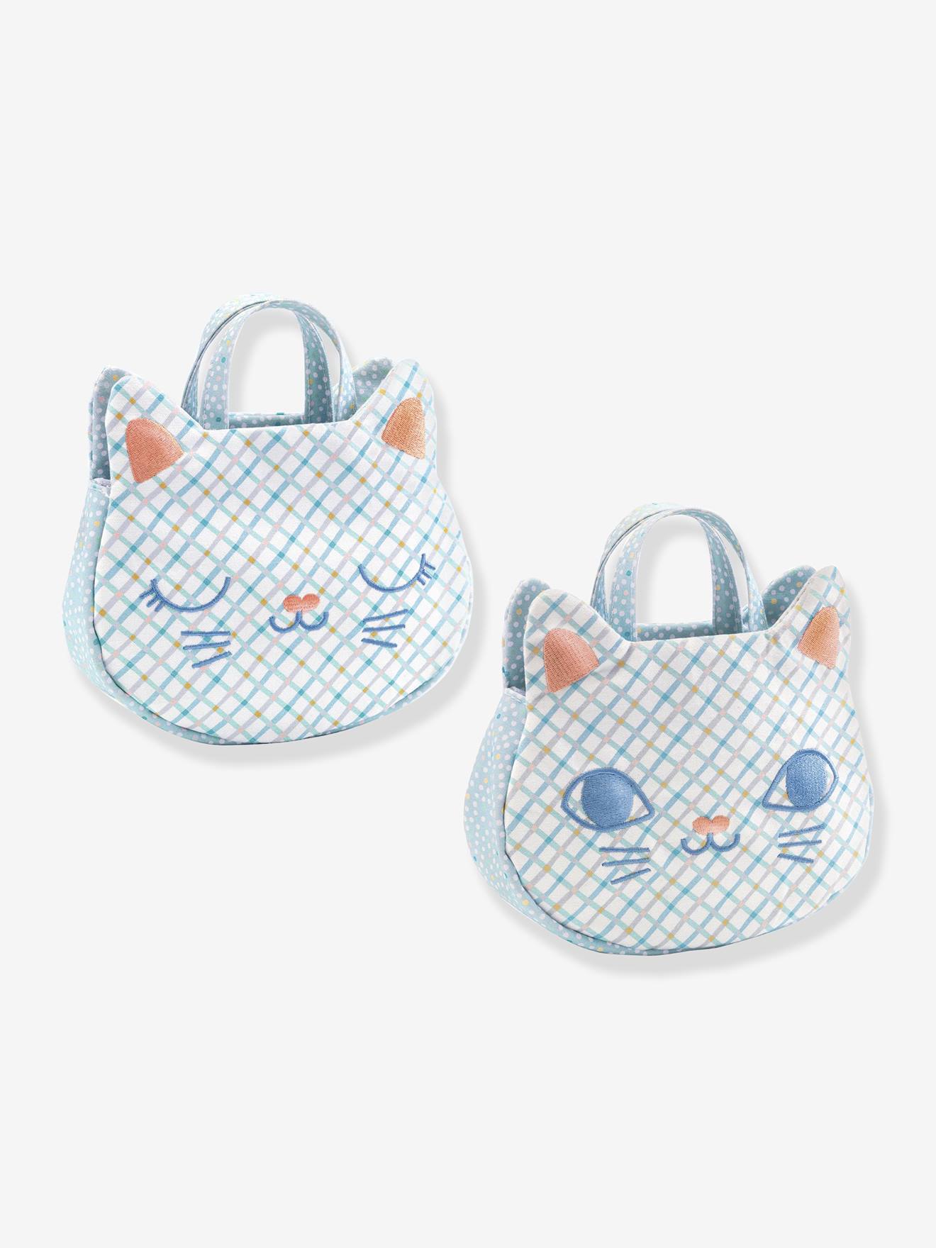 Sac à main petit chat bleu