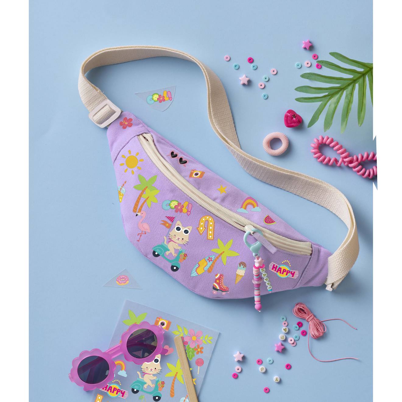 Sac banane à personnaliser multicolore