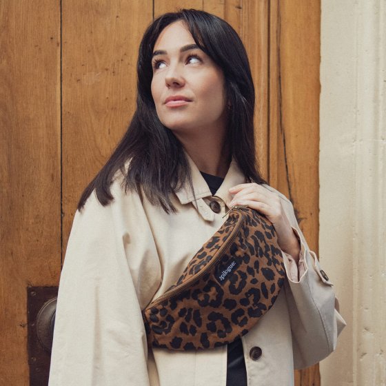 Sac banane femme léopard