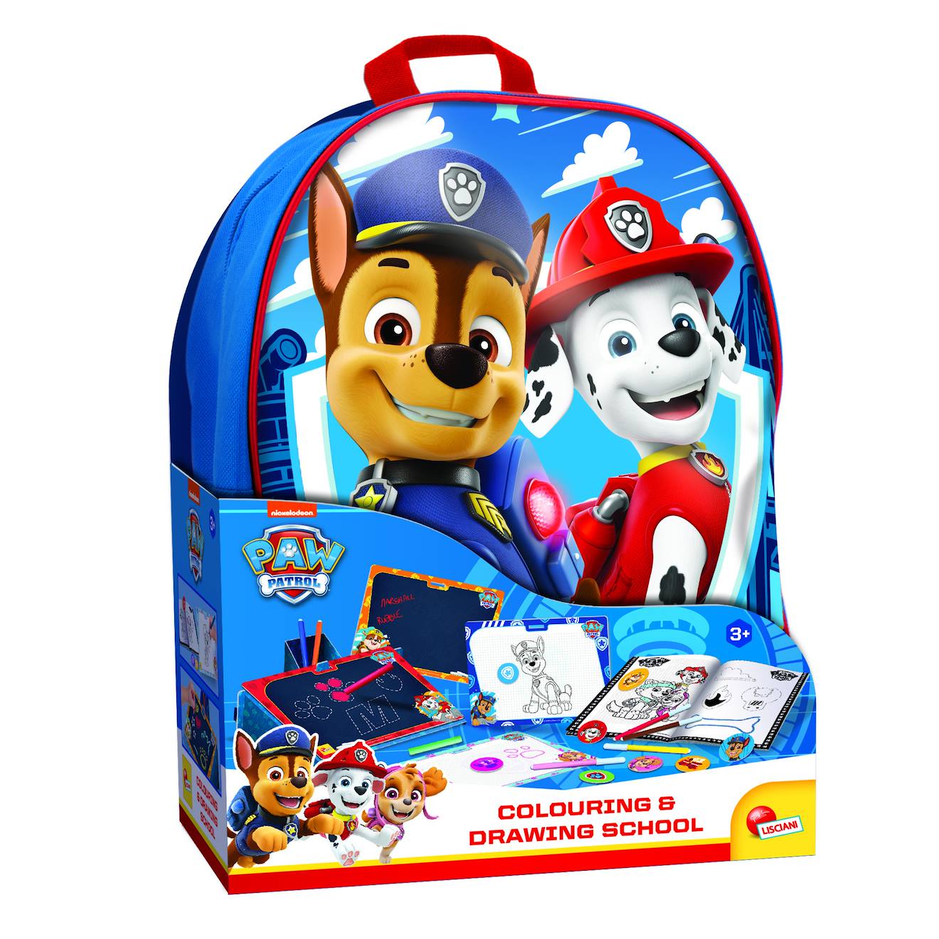 Sac de dessin et de coloriage Paw Patrol multicolore