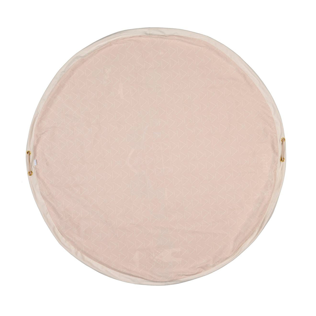 Sac de rangement & tapis de jeu 2 en 1 rose