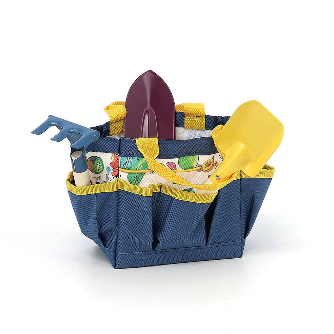 Sac et outils - mon petit potager bleu