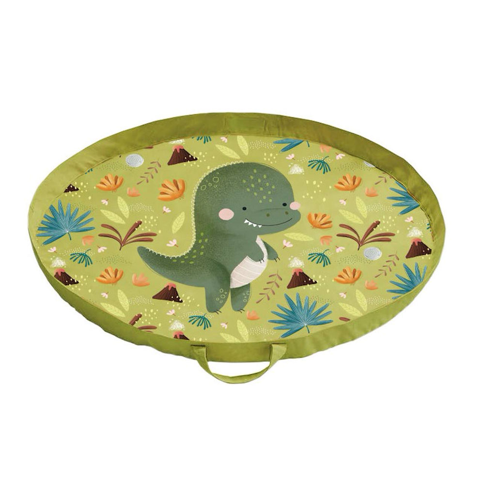 Sac pour tapis de jeu cracky le dinosaure vert