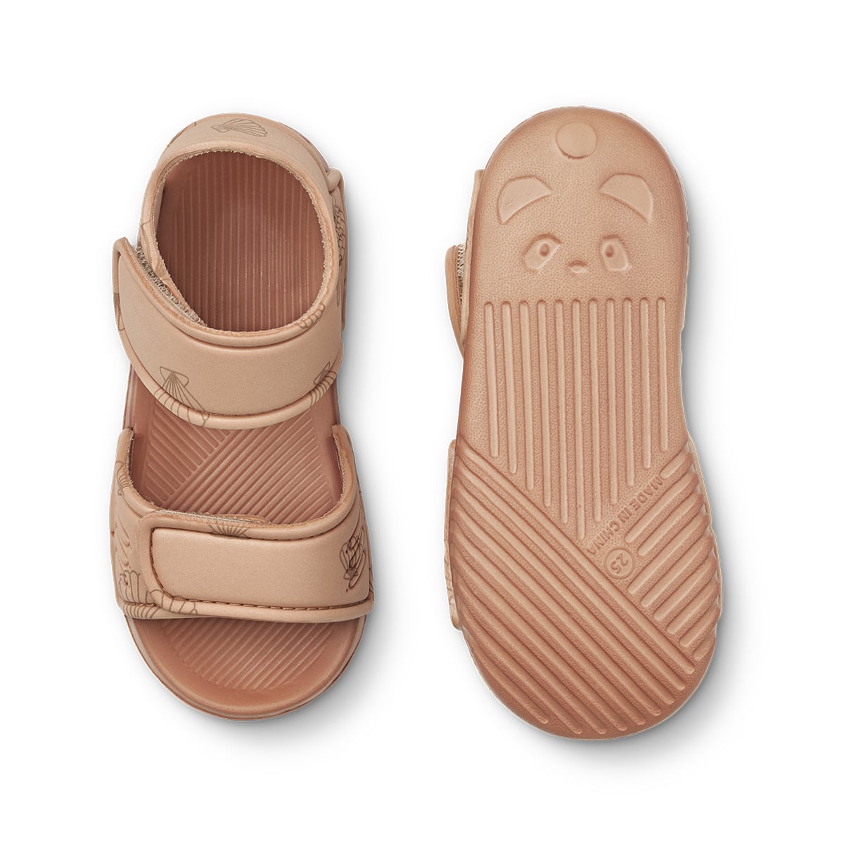 Sandales à empreintes