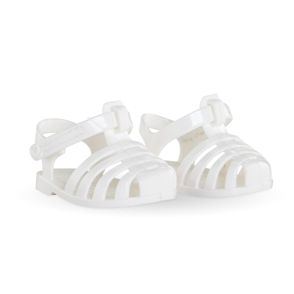 Sandales blanches pour poupon 36 cm multicolore