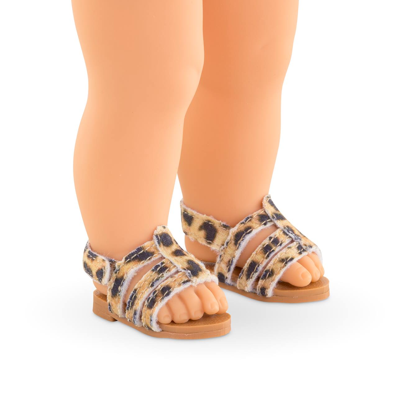 Sandales léopard pour poupée ma Corolle multicolore