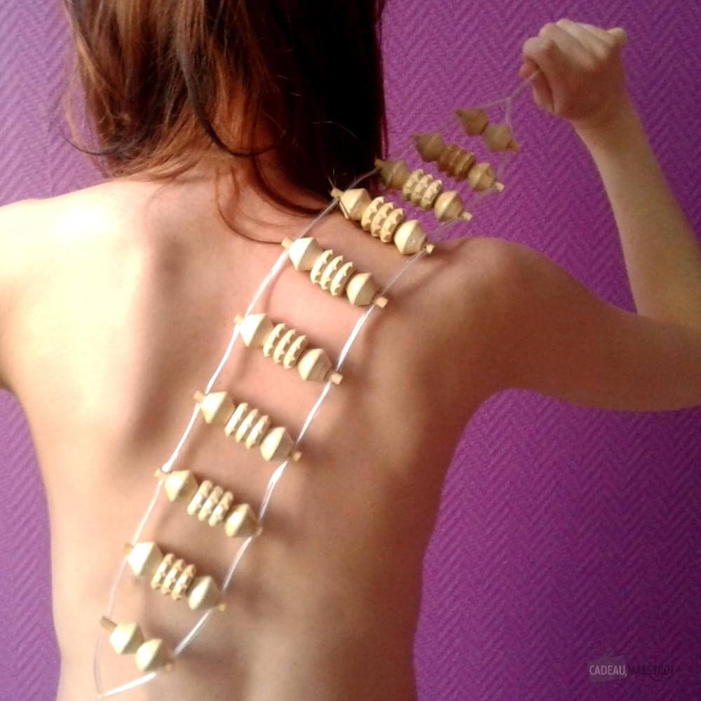 Sangle de Massage en Bois - Accessoires de Massage
