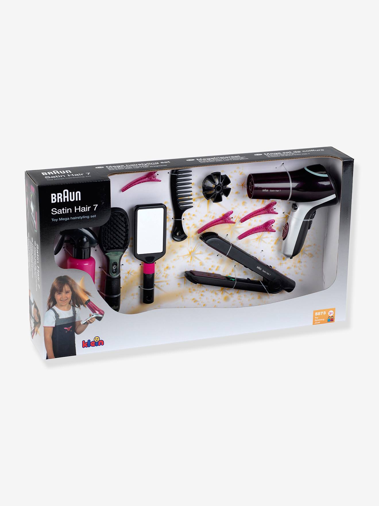 Satin hair 7 - mega set coiffure multicolore