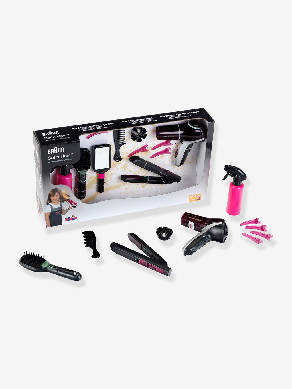 Satin hair 7 - mega set coiffure multicolore
