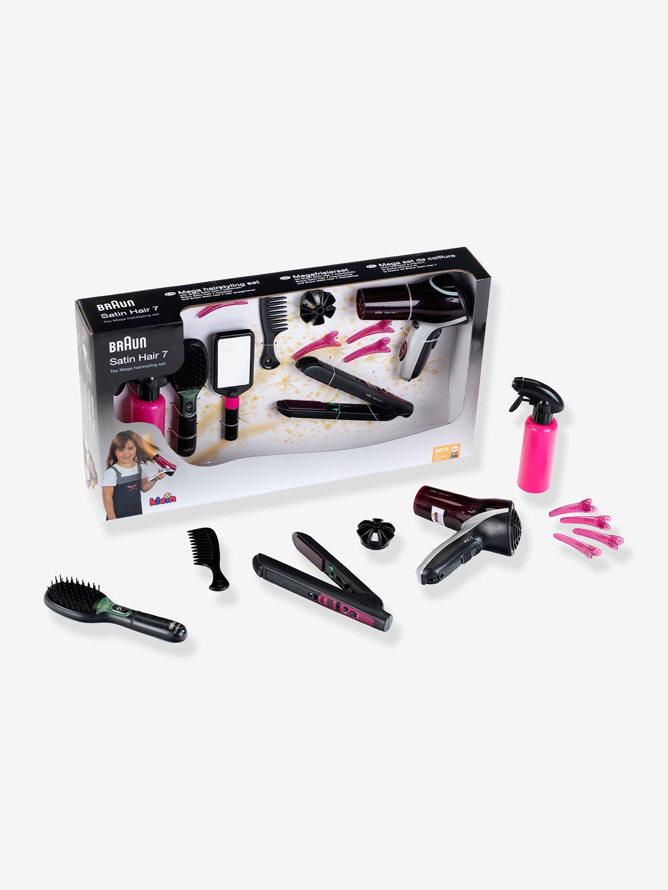 Satin hair 7 - mega set coiffure multicolore