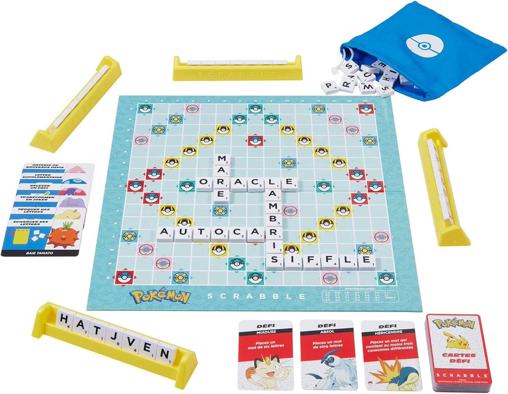 Scrabble pokémon multicolore