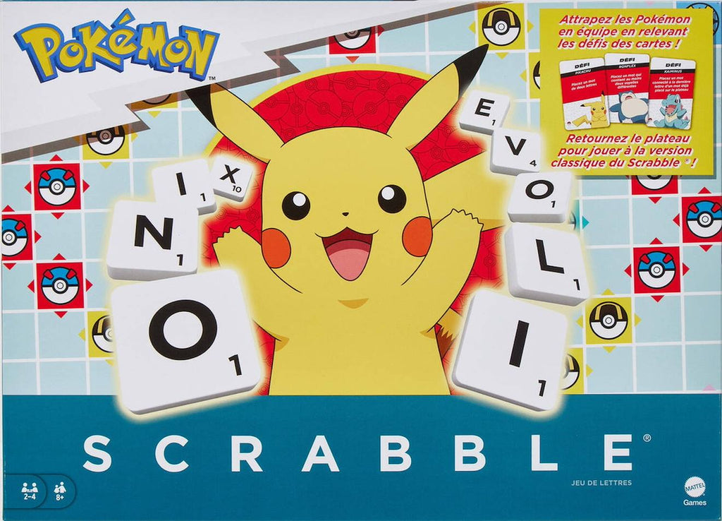 Scrabble pokémon multicolore