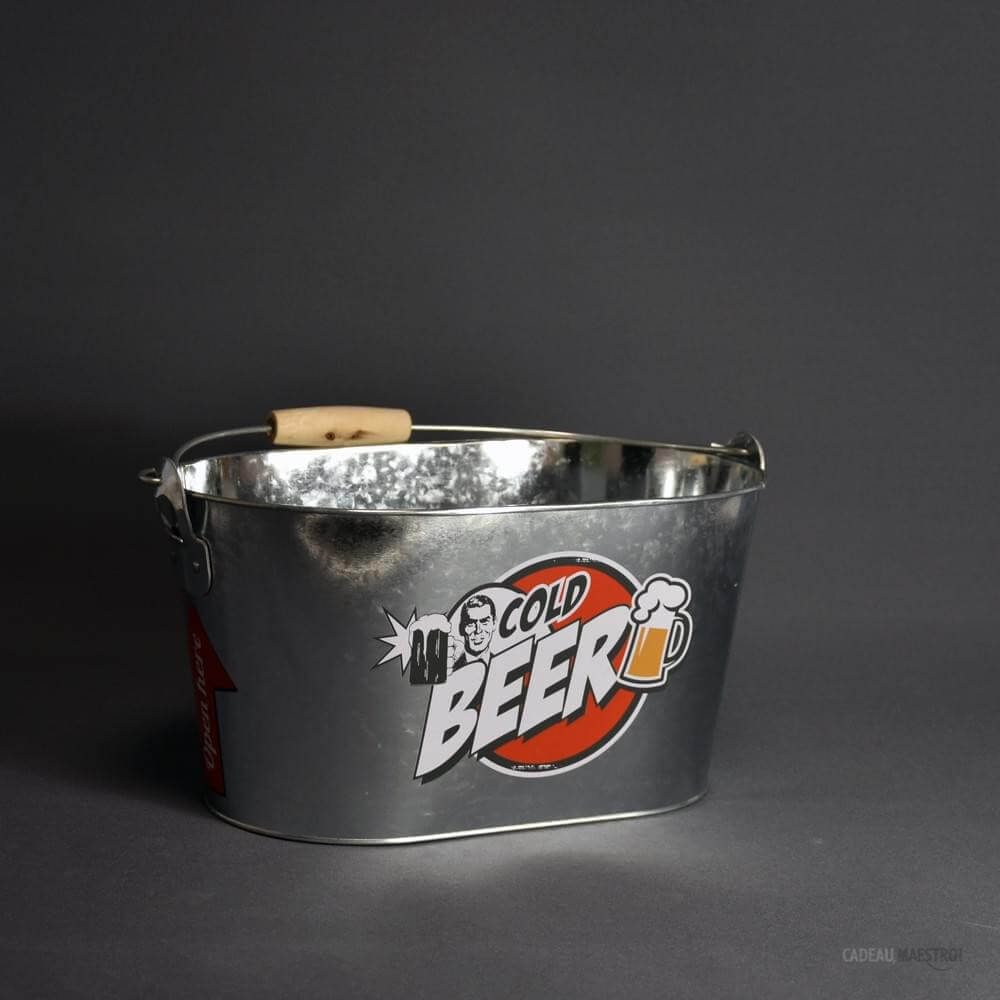 Seau à Bières Rétro - Accessoire pour la Bière CadoMaestro