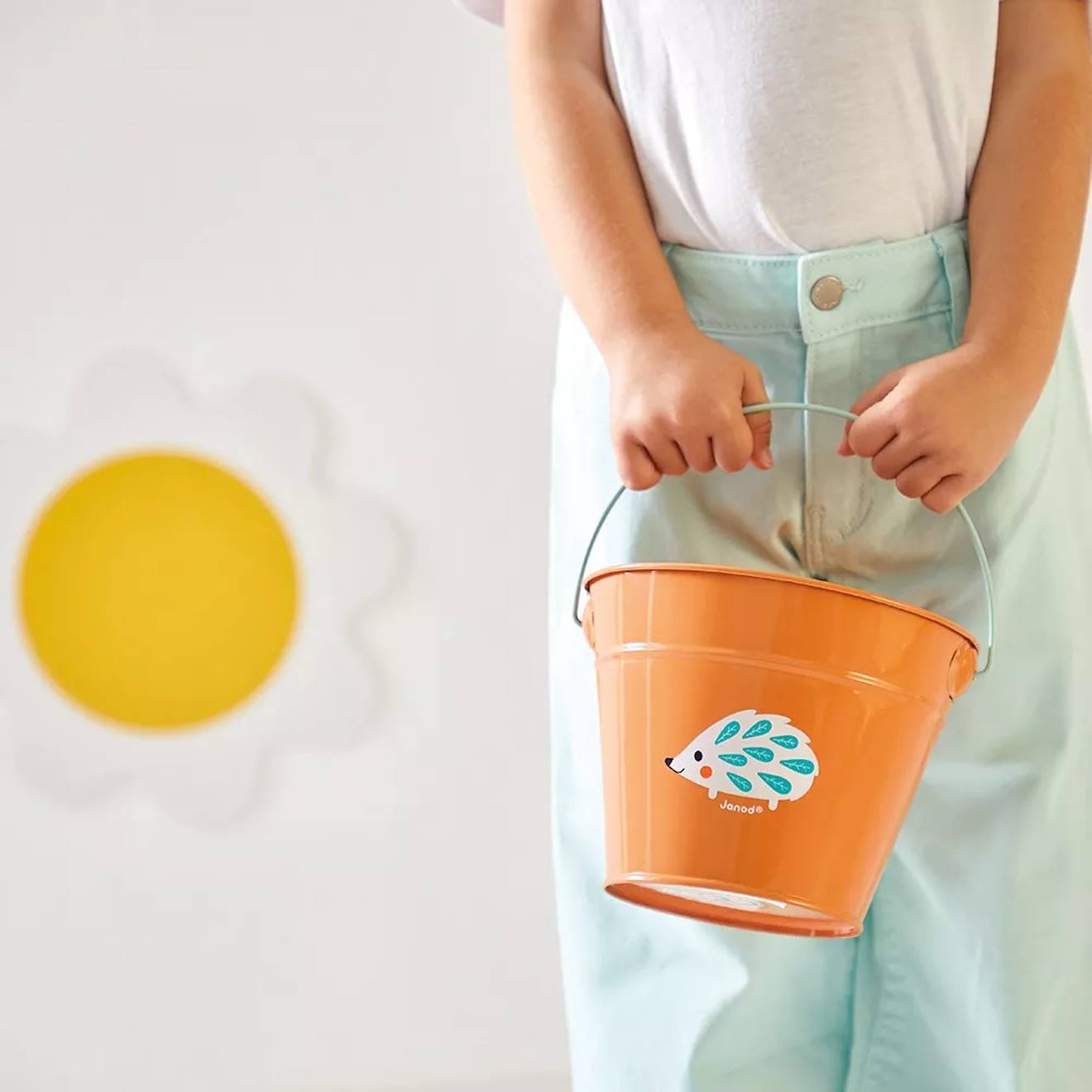 Seau happy garden orange