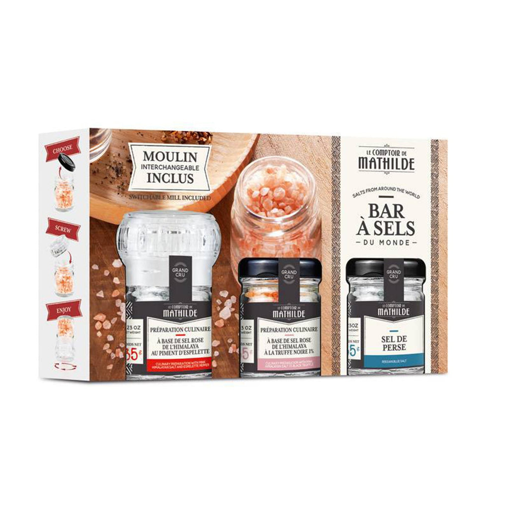 Coffret sel avec couvercles interchangeables pour la cuisine