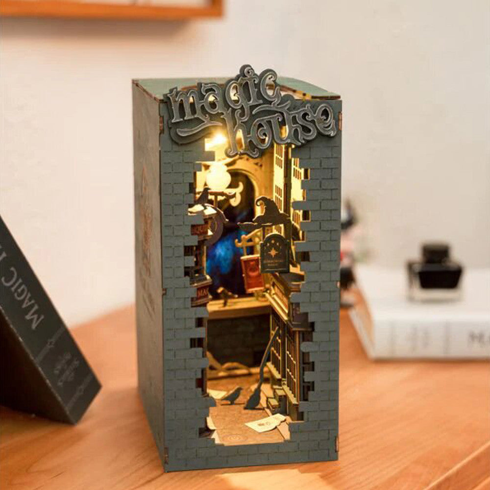 Book Nook Maison Magique à Construire - Objet Déco Original