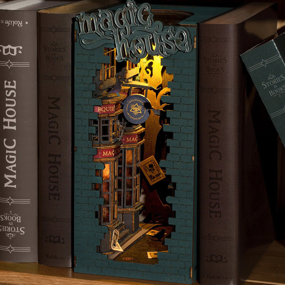 Book Nook Maison Magique à Construire - Objet Déco Original