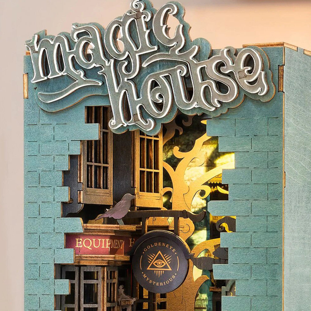 Book Nook Maison Magique à Construire - Objet Déco Original