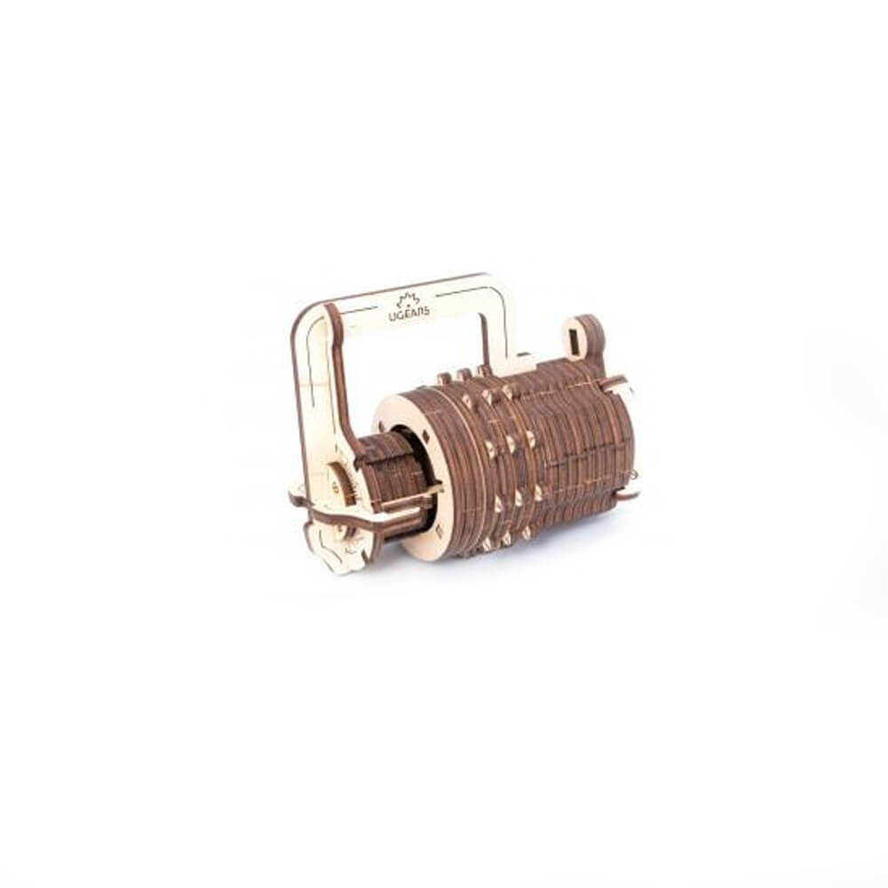 Serrure Cryptex en Bois à Monter - Maquette Bois Ugears