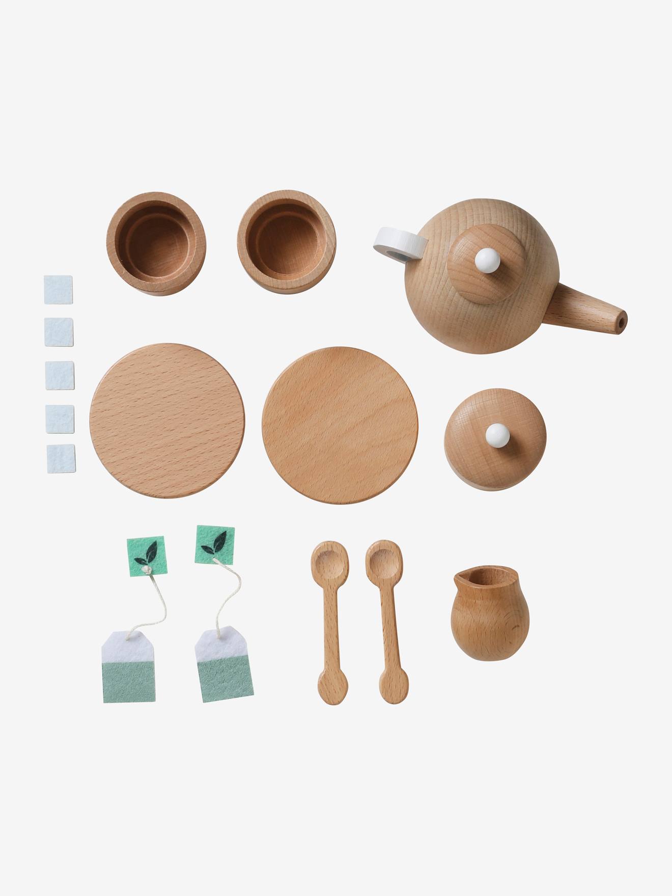 Service à thé en bois FSC bois