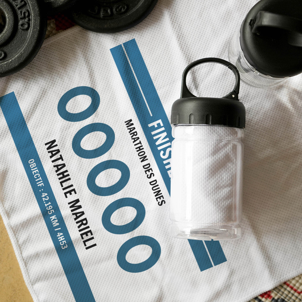 Serviette de Sport Microfibre et Gourde Running à Personnaliser - Mode