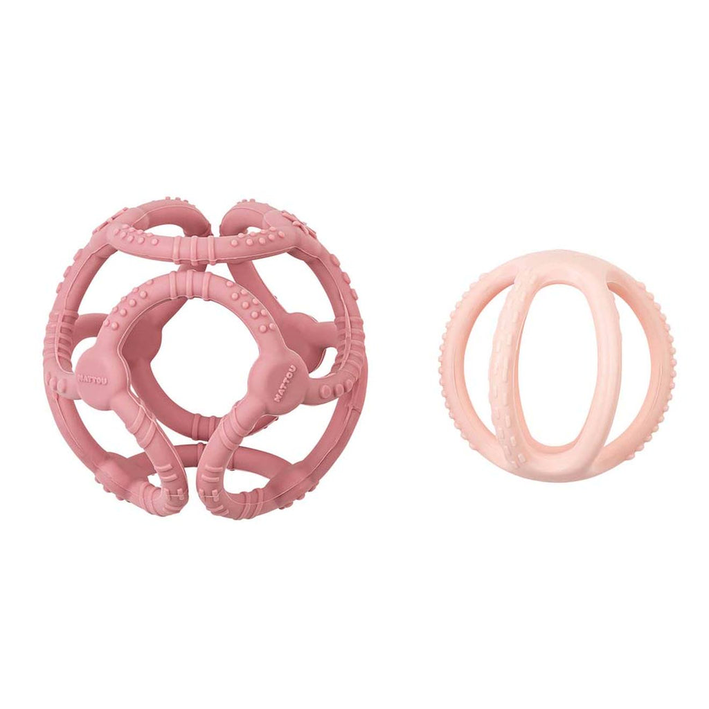 Set 2 balles silicone rose
