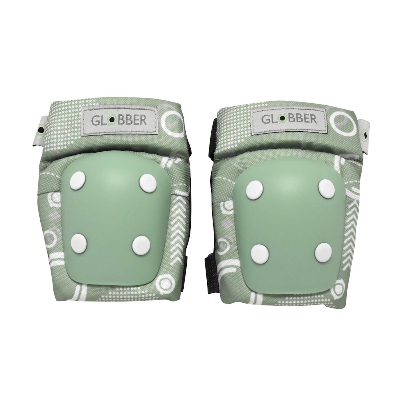 Set 2 protections imprimés enfants xxs (coudes et genoux) vert sauge