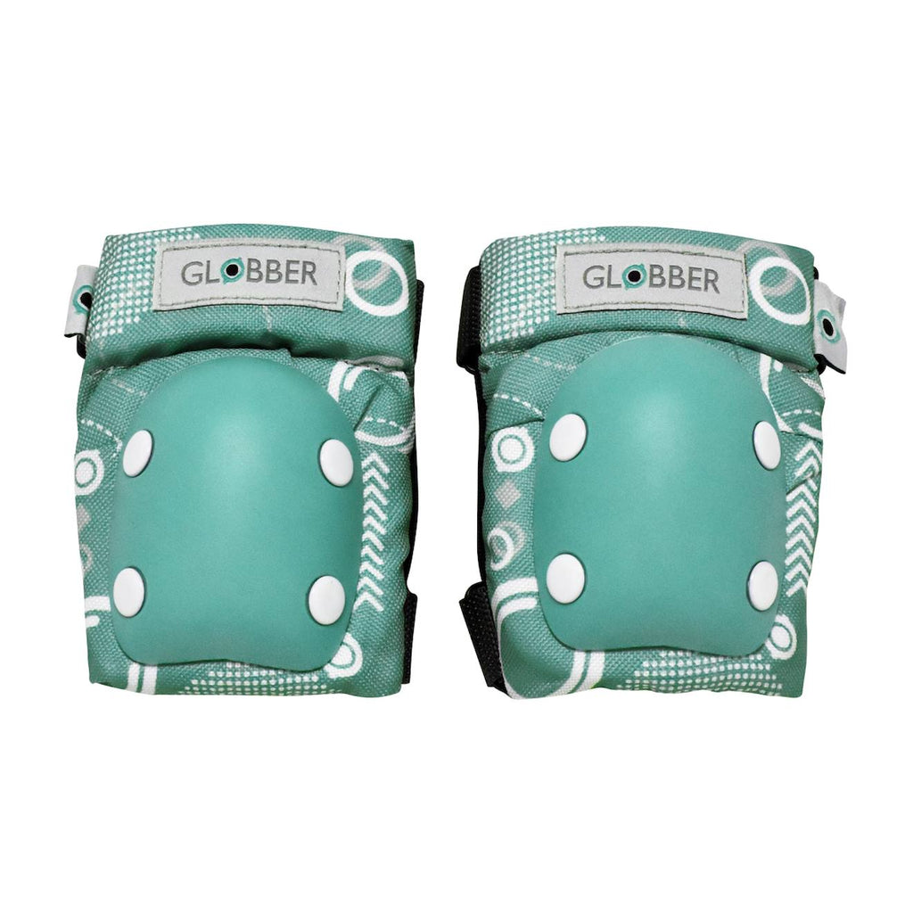Set 2 protections imprimés enfants xxs (coudes et genoux) vert emeraude