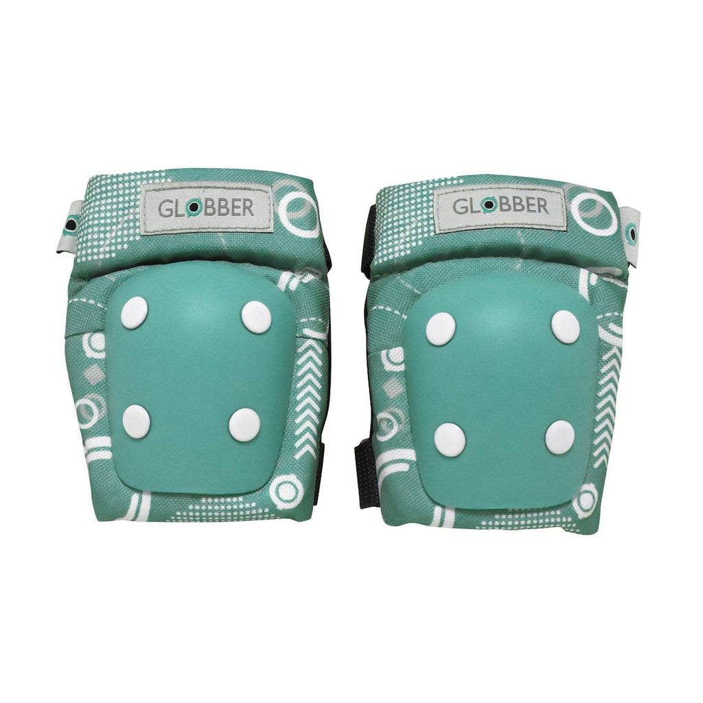 Set 2 protections imprimés enfants xxs (coudes et genoux) vert emeraude