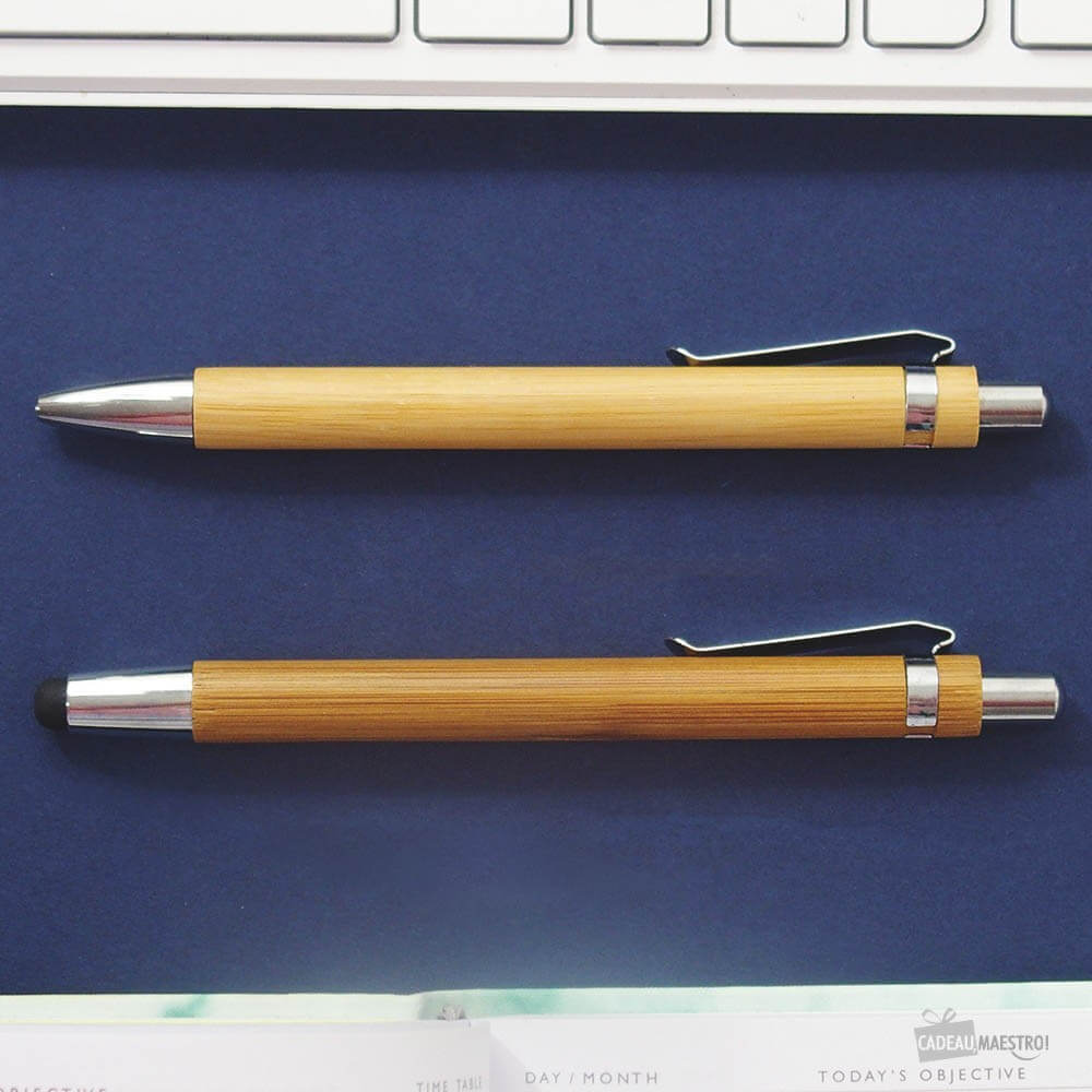 Set 2 Stylos Bambou - Papeterie Originale CadoMaestro