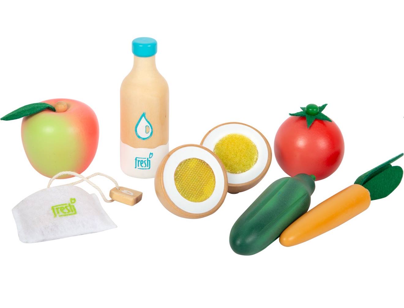 Set aliments végétarien fresh beige