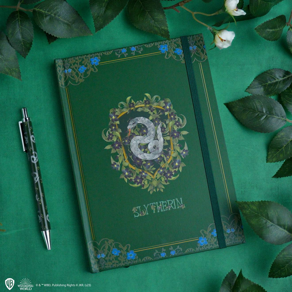 Set Carnet et Stylo Deluxe Monde Magique de Serpentard - Harry Potter Vert