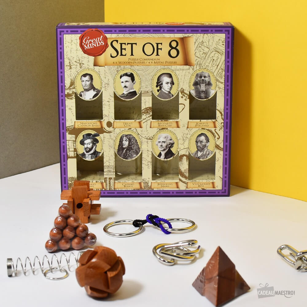 Set de Casse-Tête Grands Esprits (x8) - Casse-Tête